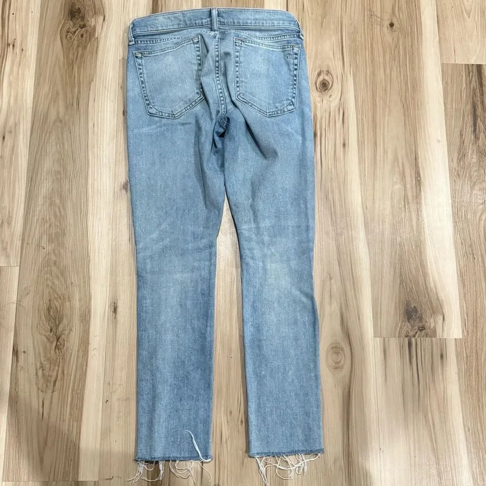 Rag and Bone Dre Capri Jeans Raw Hem Women’s 27